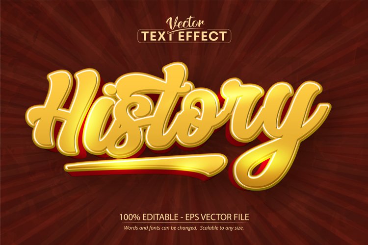 Retro, vintage text effect, old 80’s editable text style