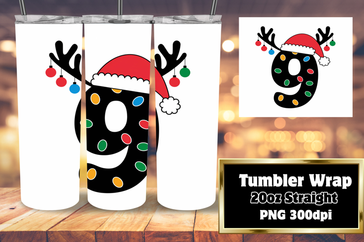 LUXURIOUS 20oz Tumbler Artwork , Christmas