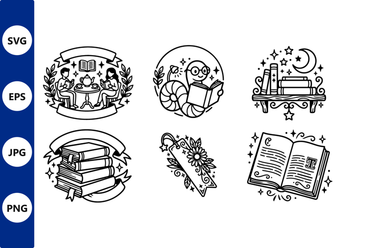 Books and reading scene design