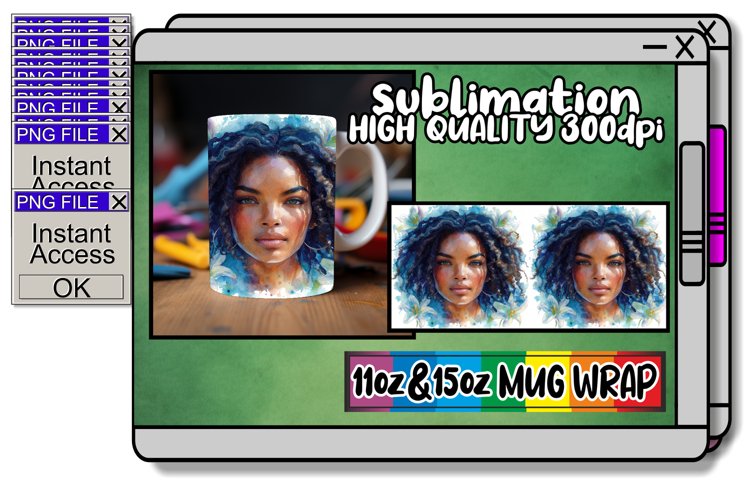 African American Woman Clipart Image 4