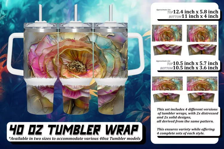 Tropical Tango: Tumbler Wrap Summer