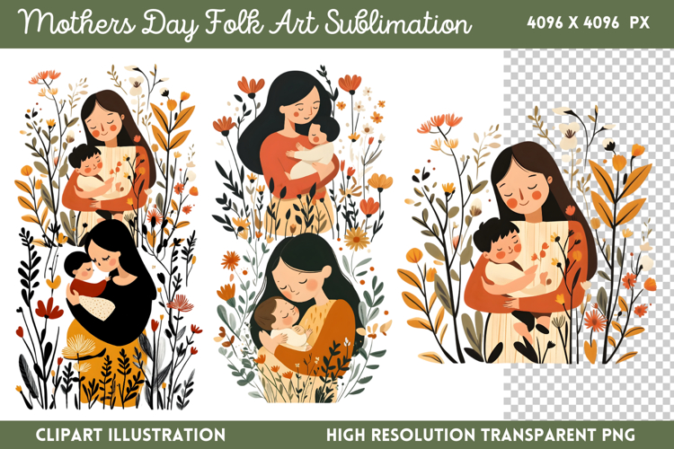 Mother's Day Sublimation Designs Image 24