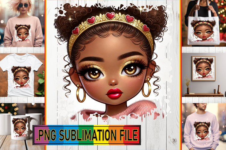Cozy TSHIRT Art Ideas PNG, Love Girl