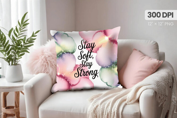 Inspirational Quotes Pillow PNG Motivational PNG Sublimation example image 1
