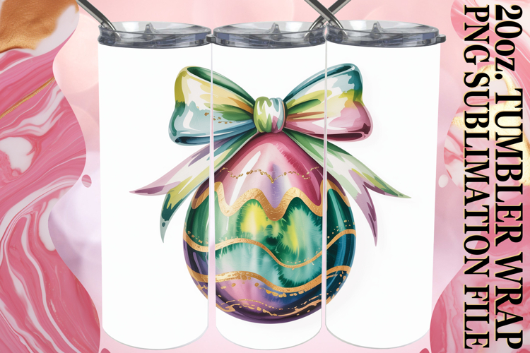 Joyful journeys 20oz tumbler wrap, Easter Egg