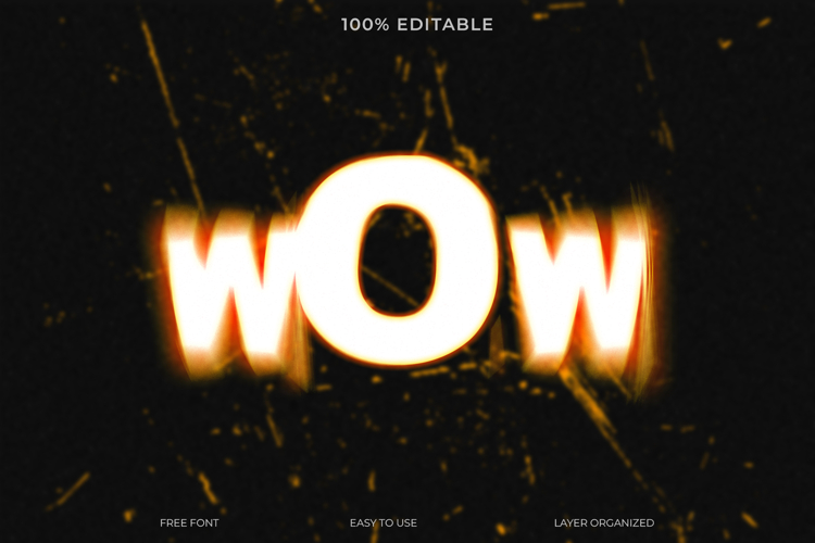 Melting Liquid Glitch Text Effects - Creative Typography example image 1