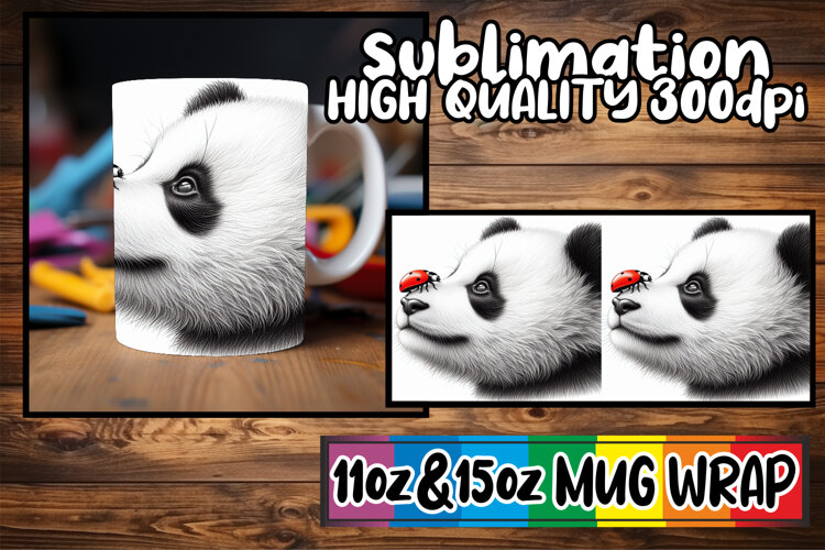 Radiant evenings 11oz 15oz sublimation wrap, Cute Animals example image 1