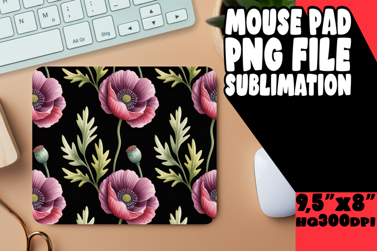 LUMINOUS MOUSE PAD CREATIVE DESIGN, Flowers