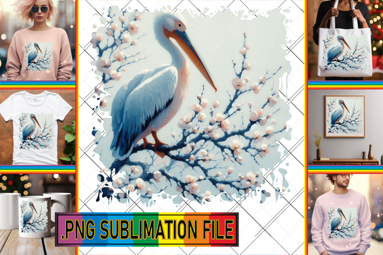 LUMINOUS TOTE BAG Designs PNG, Birds