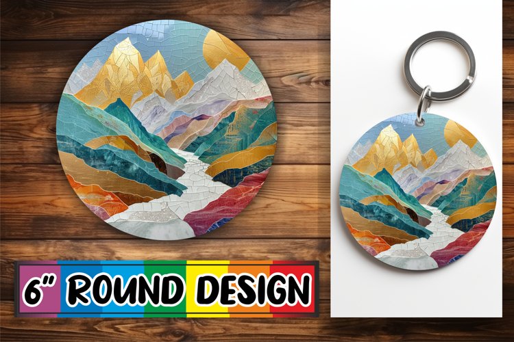 Shimmering Sublimation Circle: Radiant Splendor