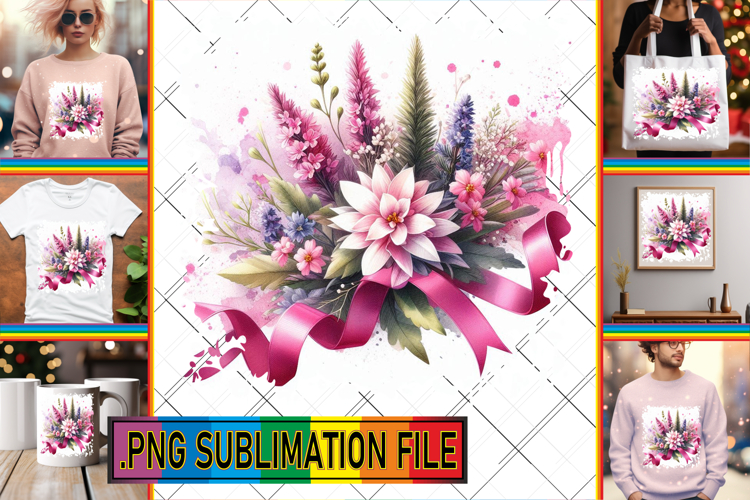 Vibrant TOTE BAG Magic PNG, Flowers