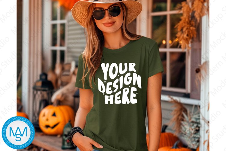 White Tshirt Mockup Image 3