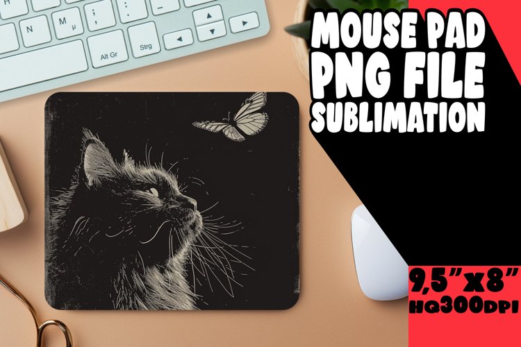 Lovely Cat Sublimation Pad example image 1