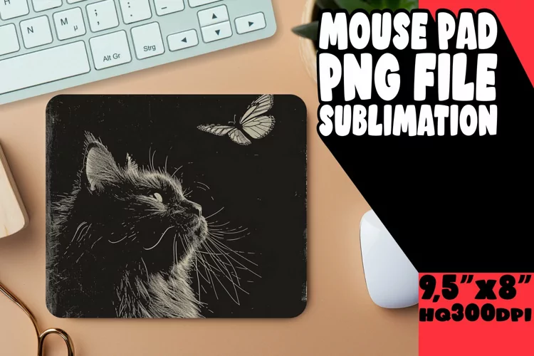 Lovely Cat Sublimation Pad