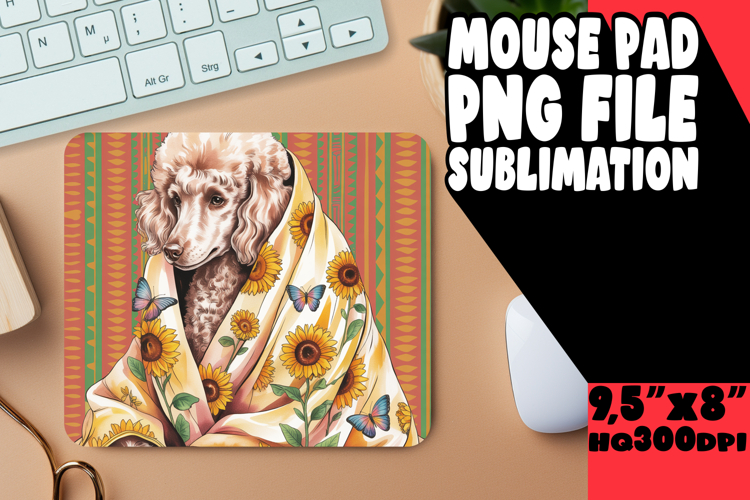 Bright MOUSE PAD Inspirational Design, Cute Dog