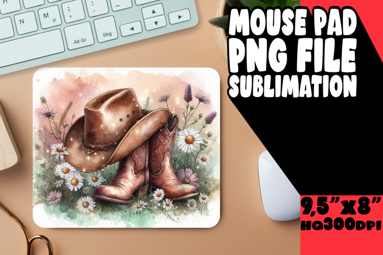 Bright MOUSE PAD Inspirational Design, Western