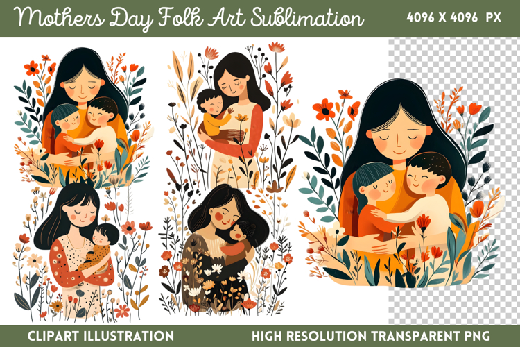 Mother's Day Sublimation Designs Image 23