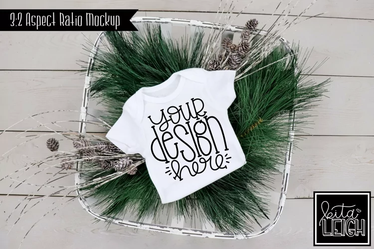 Bodysuit Winter Mockup | Stylized Stock Photo