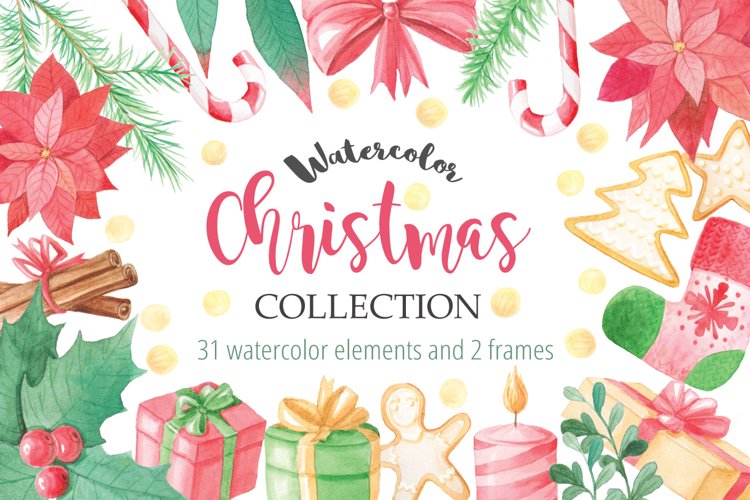 Watercolor Christmas Collection