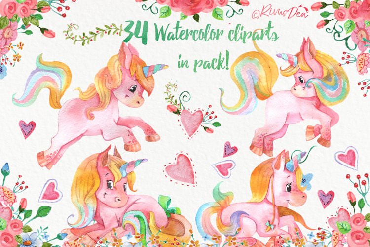 Unicorn Clipart Image 7
