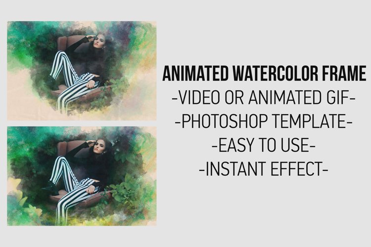 Animated Watercolor Frame example image 1