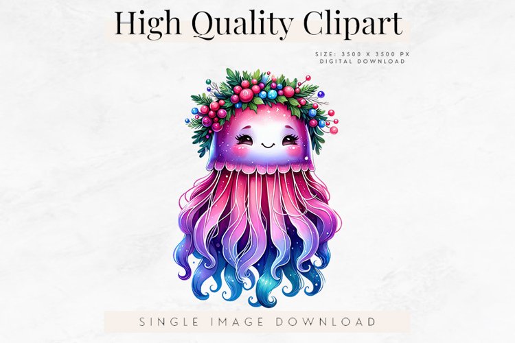 Jellyfish Clipart Image 17