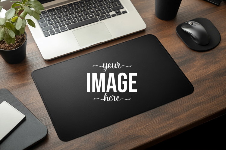 Office Desk Mouse Pad Mockup