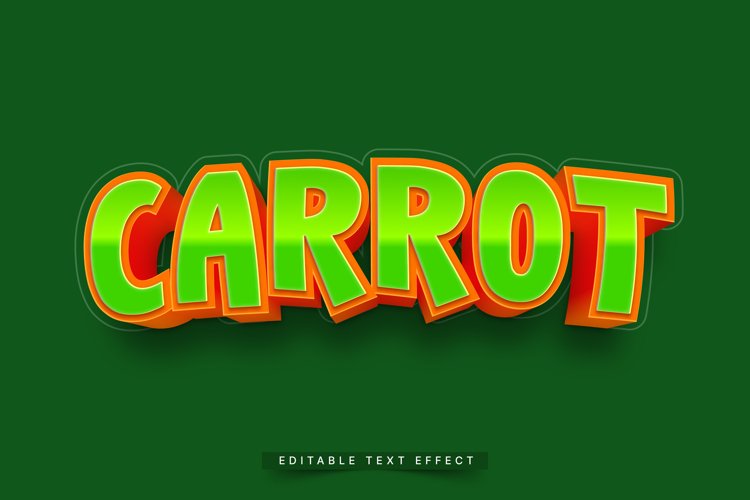 Editable Text Effect for Illustrator. Vector Graphic styles