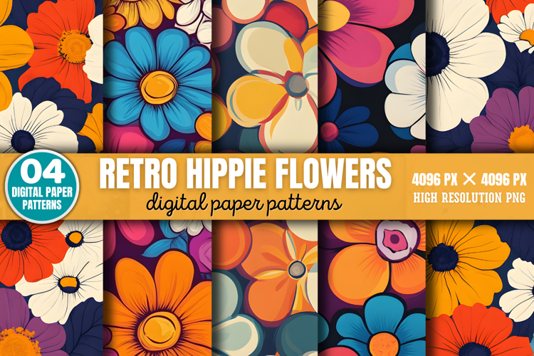 70s Hippie Background Image 14