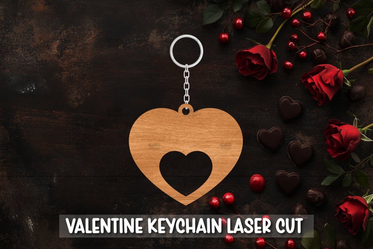 Valentine Keychain Laser Cut I Keychain Laser Cut