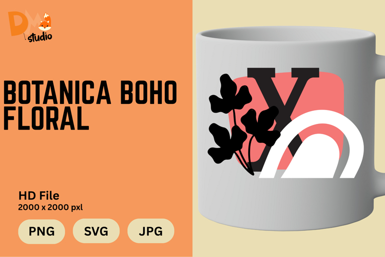 Boho Floral Svg Image 4