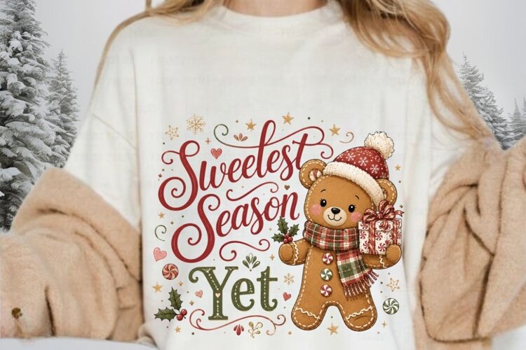 Sweetest Season Yet PNG Sublimation Design - Cute example image 1