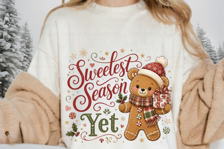 Sweetest Season Yet PNG Sublimation Design - Cute