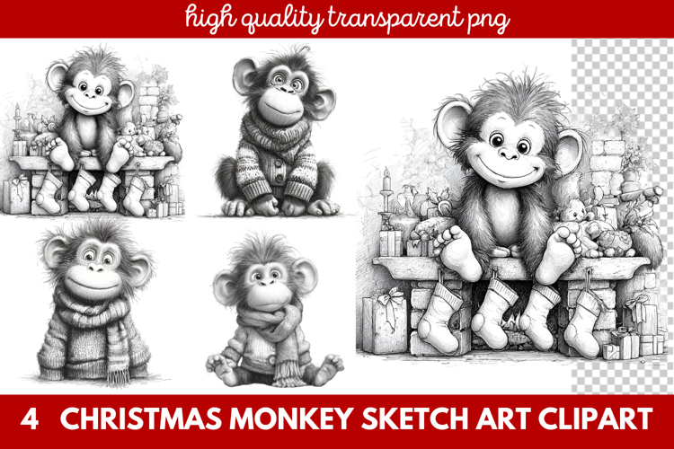 Monkey Illustration Image 13
