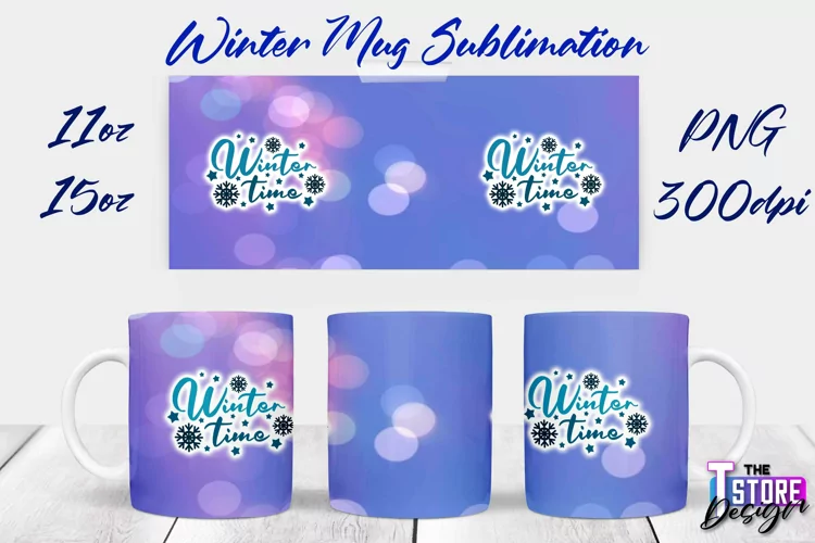 Winter Mug Sublimation | Winter 11 oz |15 oz Mug Sublimation