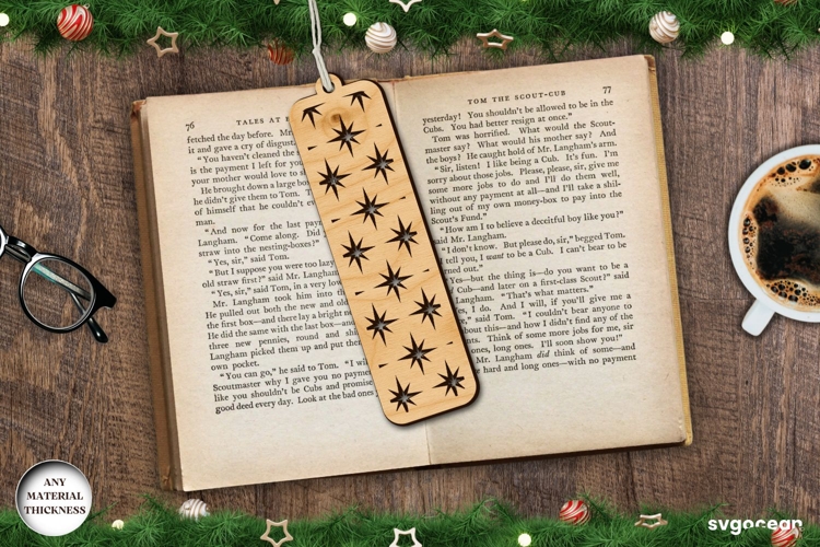 Nativity Bookmark Laser Cut | Glowforge | SVG