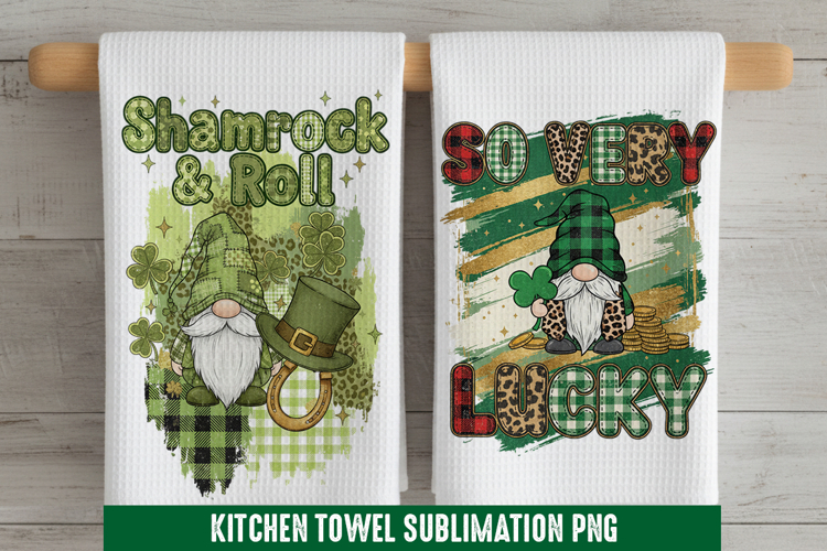 Lucky vibes - Kitchen Towel Sublimation, Kitchen Towel