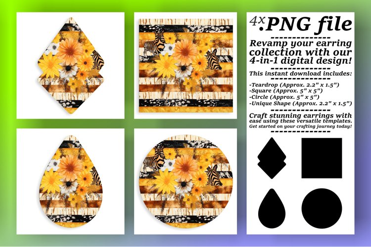 Sunflower Serenade: Country Sublimation example image 1