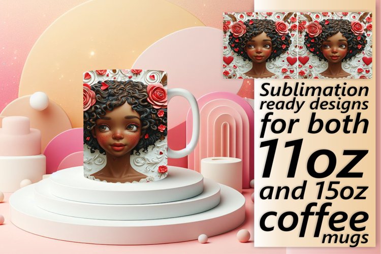 Springtime Love on Sublimation Mugs example image 1