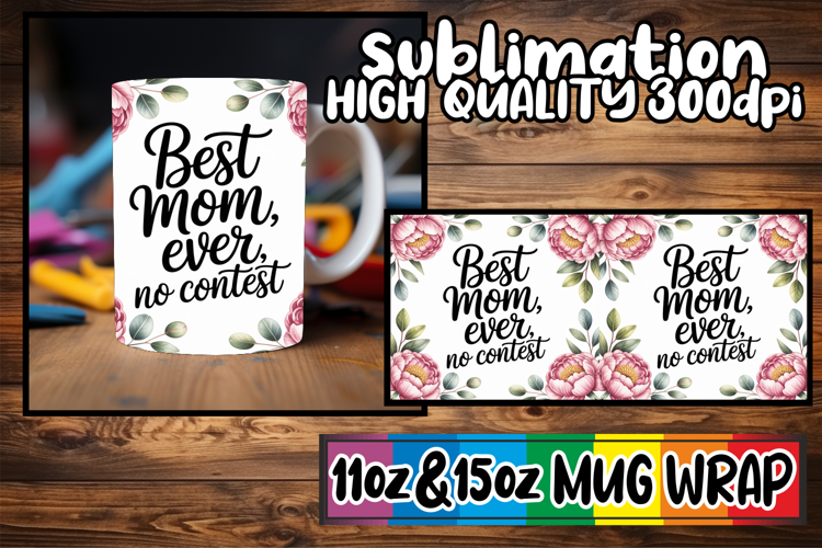 Joyful journeys 11oz 15oz mug wrap, Mother's Day