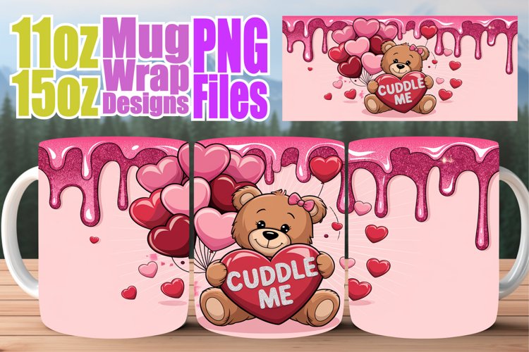 Wholesome memories sublimation wrap, Love Bear