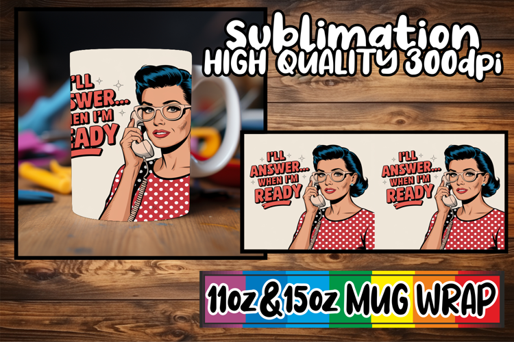 Bright beginnings sublimation mug wrap, Mom Life