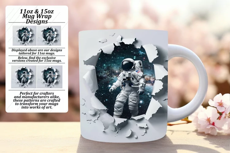 Galactic Guardian Mug Wrap,11oz/15oz