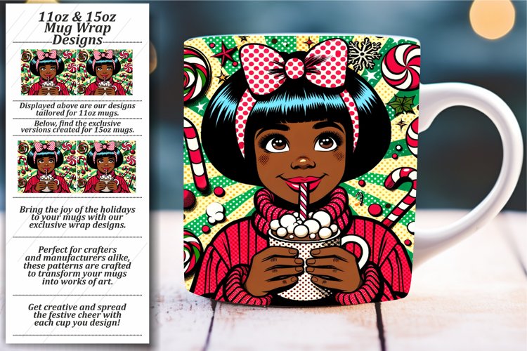 Cozy Winter Celebrations Mug Wrap example image 1