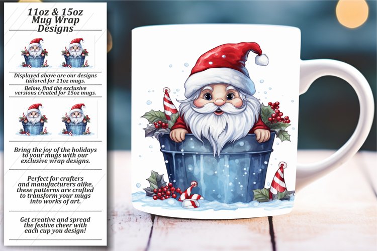 Cute Santa Clipart Image 22