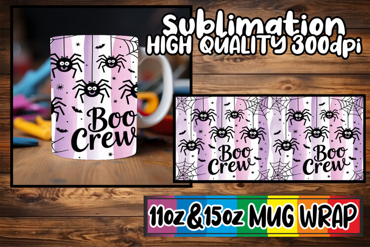 Captivating colors sublimation wrap, Halloween example image 1