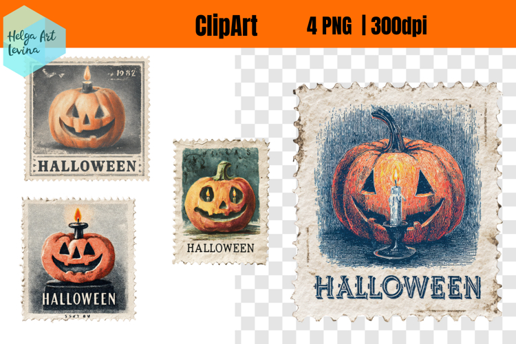 ClipArt | Retro Halloween Sublimation