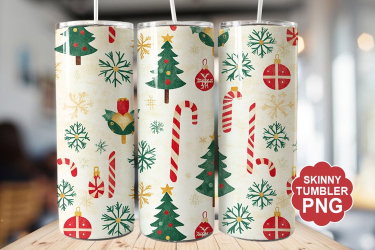 Christmas Tree Tumbler | Christmas Tumbler Wrap