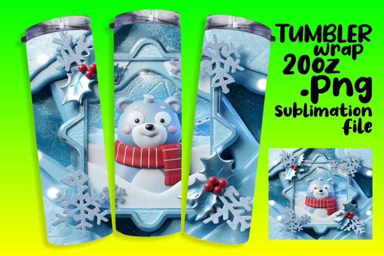 Christmas Tumbler Wrap Image 21