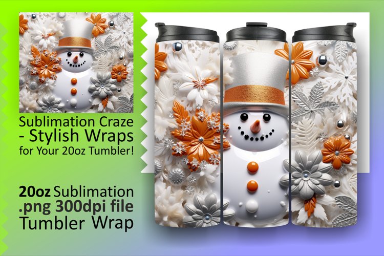 Christmas Tumbler Wrap Image 14